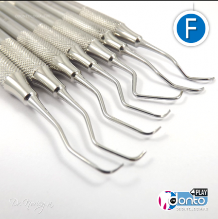 Curetas gracey para realizar la limpieza